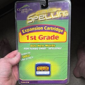 Quantum Leap 1st Grade Spelling Expansion Cartridge.